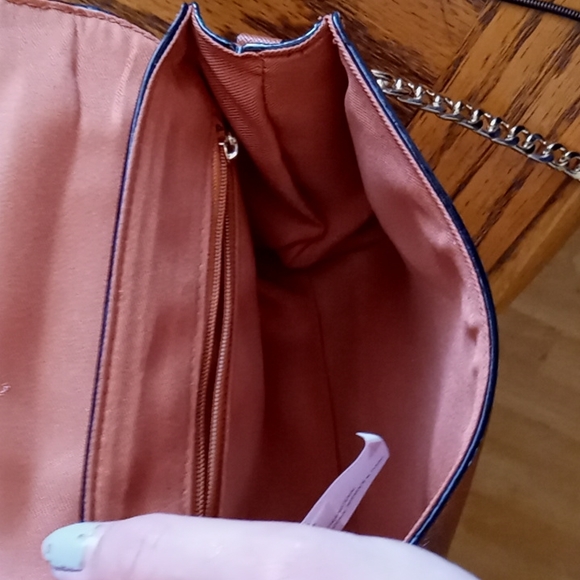 Terracotta crossbody handbag purse chain mini bag new - Picture 5 of 5